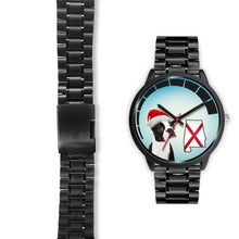 Load image into Gallery viewer, Boston Terrier On Christmas Alabama Wrist Watch-Free Shipping