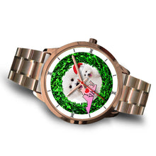 Load image into Gallery viewer, Cute Bichon Fries Dog Virginia Christmas Special Wrist Watch-Free Shipping