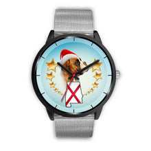 Load image into Gallery viewer, Boxer Dog On Christmas Alabama Wrist Watch-Free Shipping