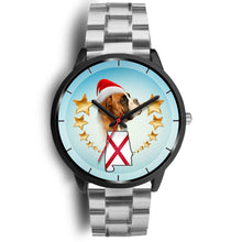 Load image into Gallery viewer, Boxer Dog On Christmas Alabama Wrist Watch-Free Shipping