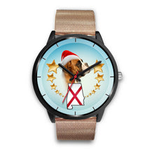 Load image into Gallery viewer, Boxer Dog On Christmas Alabama Wrist Watch-Free Shipping