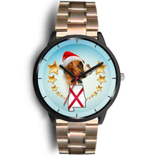 Load image into Gallery viewer, Boxer Dog On Christmas Alabama Wrist Watch-Free Shipping