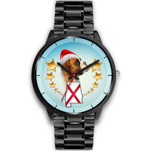 Load image into Gallery viewer, Boxer Dog On Christmas Alabama Wrist Watch-Free Shipping