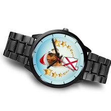 Load image into Gallery viewer, Boxer Dog On Christmas Alabama Wrist Watch-Free Shipping