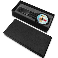 Load image into Gallery viewer, Boxer Dog On Christmas Alabama Wrist Watch-Free Shipping