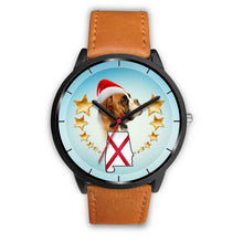 Load image into Gallery viewer, Boxer Dog On Christmas Alabama Wrist Watch-Free Shipping