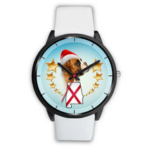 Load image into Gallery viewer, Boxer Dog On Christmas Alabama Wrist Watch-Free Shipping