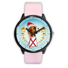 Load image into Gallery viewer, Boxer Dog On Christmas Alabama Wrist Watch-Free Shipping