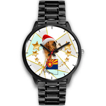 Load image into Gallery viewer, Boxer Dog On Christmas Arizona Wrist Watch-Free Shipping