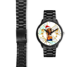 Load image into Gallery viewer, Boxer Dog On Christmas Arizona Wrist Watch-Free Shipping