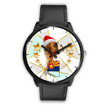Load image into Gallery viewer, Boxer Dog On Christmas Arizona Wrist Watch-Free Shipping