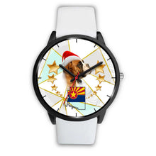 Load image into Gallery viewer, Boxer Dog On Christmas Arizona Wrist Watch-Free Shipping
