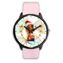 Load image into Gallery viewer, Boxer Dog On Christmas Arizona Wrist Watch-Free Shipping