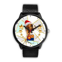Load image into Gallery viewer, Boxer Dog On Christmas Arizona Wrist Watch-Free Shipping