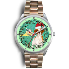Load image into Gallery viewer, Brittany Dog Virginia Christmas Special Wrist Watch-Free Shipping