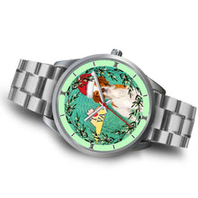 Load image into Gallery viewer, Brittany Dog Virginia Christmas Special Wrist Watch-Free Shipping