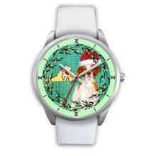Load image into Gallery viewer, Brittany Dog Virginia Christmas Special Wrist Watch-Free Shipping