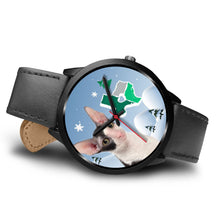 Load image into Gallery viewer, Cornish Rex Cat Texas Christmas Special Wrist Watch-Free Shipping