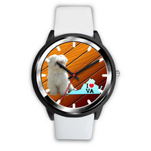 Load image into Gallery viewer, Cute Maltese Dog Virginia Christmas Special Wrist Watch-Free Shipping
