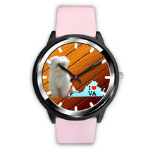 Load image into Gallery viewer, Cute Maltese Dog Virginia Christmas Special Wrist Watch-Free Shipping