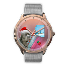 Load image into Gallery viewer, Cane Corso Arizona Christmas Golden Wrist Watch-Free Shipping