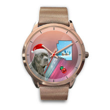 Load image into Gallery viewer, Cane Corso Arizona Christmas Golden Wrist Watch-Free Shipping