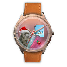 Load image into Gallery viewer, Cane Corso Arizona Christmas Golden Wrist Watch-Free Shipping