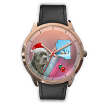 Load image into Gallery viewer, Cane Corso Arizona Christmas Golden Wrist Watch-Free Shipping