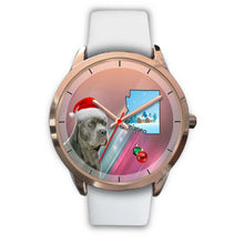 Load image into Gallery viewer, Cane Corso Arizona Christmas Golden Wrist Watch-Free Shipping