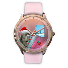 Load image into Gallery viewer, Cane Corso Arizona Christmas Golden Wrist Watch-Free Shipping