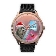 Load image into Gallery viewer, Cane Corso Arizona Christmas Golden Wrist Watch-Free Shipping