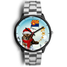 Load image into Gallery viewer, Chihuahua Dog Arizona Christmas Special Wrist Watch-Free Shipping