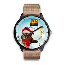Load image into Gallery viewer, Chihuahua Dog Arizona Christmas Special Wrist Watch-Free Shipping