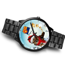 Load image into Gallery viewer, Chihuahua Dog Arizona Christmas Special Wrist Watch-Free Shipping