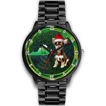 Load image into Gallery viewer, Chihuahua Dog Virginia Christmas Special Wrist Watch-Free Shipping