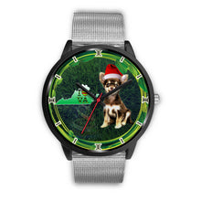 Load image into Gallery viewer, Chihuahua Dog Virginia Christmas Special Wrist Watch-Free Shipping