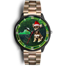 Load image into Gallery viewer, Chihuahua Dog Virginia Christmas Special Wrist Watch-Free Shipping