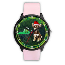 Load image into Gallery viewer, Chihuahua Dog Virginia Christmas Special Wrist Watch-Free Shipping