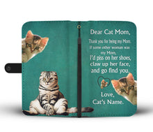 Load image into Gallery viewer, Cute Cat Print Wallet Case For Cat Mom-Free Shipping