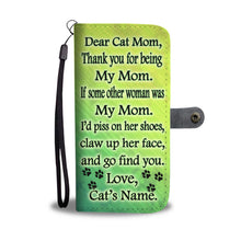 Load image into Gallery viewer, Cute Cat Print Wallet Case Free Shipping-For Cat Lovers