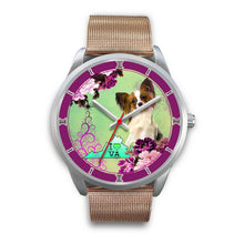 Load image into Gallery viewer, Cute Papillon Dog Virginia Christmas Special Wrist Watch-Free Shipping