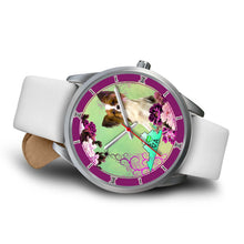 Load image into Gallery viewer, Cute Papillon Dog Virginia Christmas Special Wrist Watch-Free Shipping
