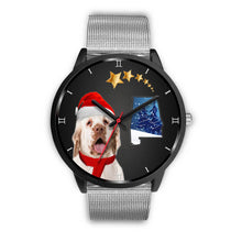 Load image into Gallery viewer, Clumber Spaniel Alabama Christmas Special Wrist Watch-Free Shipping