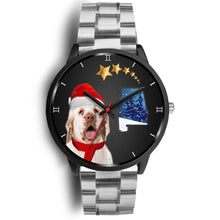 Load image into Gallery viewer, Clumber Spaniel Alabama Christmas Special Wrist Watch-Free Shipping
