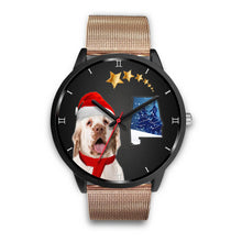 Load image into Gallery viewer, Clumber Spaniel Alabama Christmas Special Wrist Watch-Free Shipping