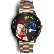 Load image into Gallery viewer, Clumber Spaniel Alabama Christmas Special Wrist Watch-Free Shipping