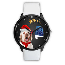 Load image into Gallery viewer, Clumber Spaniel Alabama Christmas Special Wrist Watch-Free Shipping