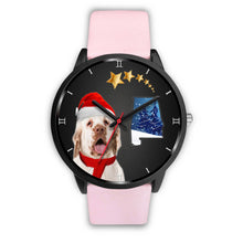 Load image into Gallery viewer, Clumber Spaniel Alabama Christmas Special Wrist Watch-Free Shipping