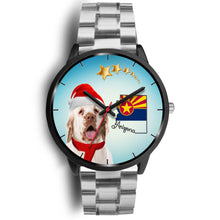 Load image into Gallery viewer, Clumber Spaniel Arizona Christmas Special Wrist Watch-Free Shipping