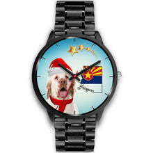 Load image into Gallery viewer, Clumber Spaniel Arizona Christmas Special Wrist Watch-Free Shipping